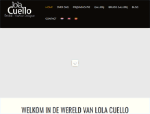 Tablet Screenshot of lolacuello.com